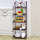 
Worm-style bathroom storage rack Floor-standing bathroom washbasin rack Toilet and kitchen storage rack layer rack z675 Z673-3 floor white