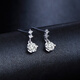 Mingzuan International Diamond Stud Earrings for Women/Diamond Earrings for Wedding and Engagement Earrings\/Ear Drops Can Be Customized in Platinum and White Gold. Perfect. A total of about 34 minutes of shiny version.
