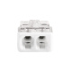 WAGO terminal block wire connector two holes 0.5-2.5 square hard wire connector 20 pieces 2273-202
