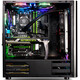 TT (Thermaltake) QiHanger V3 Black Chassis Water Cooled Computer Wirt (Temperierte Glas Seitenübertragung/Vorderspiegel Panel/Stütze ATX/unterstütztes wassergekühltes/unabhängiges Power Tank)