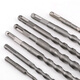 Impact drill bit 6mm 8mm square shank round shank four-pit wall drill cement concrete wall opening electric hammer rotor construction extended impact drill bit set M6*110 round shank