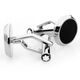 Montblanc MONTBLANC Black Steel Cufflink U112896 Men's Gift