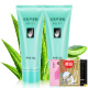 [JD Express] Perfect Aloe Vera Gel can be used with acne removal, acne marks, blackhead cream, after-sun repair makeup cream, moisturizing and hydrating pore shrinking lotion cream, available for men, women and children, 2 packs of Perfect Aloe Vera Gel