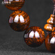 Famous wood Xiangfu old material Hainan Huanghuali bracelet men's Buddhist beads landscape pattern tiger skin pattern spider pattern sea yellow wood 2.0 A5 number A5008