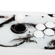 Boxing Fighter (QANBA) Q4-S3 SAW full three and white arcade game joystick supports PS3 computer PC switch Street Fighter 5 battle platform Steam