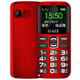Care (GAIX) G1 Mobile Unicom Dual SIM dual standby direct board senior mobile phone with seat charger Red
