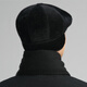 An Zhenyi middle-aged and elderly men's winter thickened velvet warm ear protection old man's hat dad and grandfather duck cap, thickened velvet, ear protection included, black, one size fits all