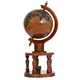 Botong Solid Wood Globe Office Craft Ornament School Celebration Housewarming Company Celebration Mid-Autumn Festival Gift Floor-standing Ornament Diameter 63CM Height 1.4 Meters Solid Wood Ball Round Bottom