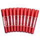 Hero (HERO) double-headed oily marker student 10 sets of red 880