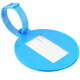 Banzheni suitcase silicone lanyard luggage tag travel luggage cartoon checked luggage tag luggage boarding identification tag with handwritten information paper card blue