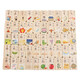100 chinesische Charaktere Domino Kinder handbetriebene Gehirninformationen Spielzeug 1-2-3-6-Jährige Babys digitaler Alphabetisierung 100 doppelseitige digitale chinesische Charaktere Domino