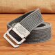 Half a cigarette double-ring buckle canvas belt men's belt youth casual teenagers durable cotton breathable military training belt gift