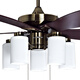
Yongyi Yufeng New Chinese Ceiling Fan Light 1049 Retro Traditional Bedroom Ceiling Fan Dining Room Chandelier Living Room Light Decoration with Light Fan Light 48-inch 1049A/3-speed air conditioning/standard draw rope Standard draw rope control