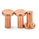 Jinggong GB109 solid copper flat head solid rivet solid copper rivet flat head rivet copper rivet m2-m5 6*25 (5 pieces)