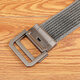 Half a cigarette double-ring buckle canvas belt men's belt youth casual teenagers durable cotton breathable military training belt gift