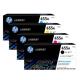 HP (HP) CF450A Toner Patrone 655A für M632 M652DN M653DN M681 M682 655A Tonerpatrone Vierfarbige Set