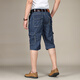 AIXCLASIC summer brand jeans men's shorts seven-point multi-pocket tooling loose straight wear-resistant large size outdoor thin model 753-1 (Part 2) 33 Counter genuine product