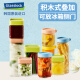 Glasslock Corea Corea de construcción Importada Tanks de almacenamiento Bocadillos y granos Cocina Tanque de almacenamiento de almacenamiento Domorable Refrigerador de humedad Puerta lateral de frijoles redondos de frijoles verdes 1050 ml