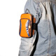 Apple running mobile phone arm bag, multi-functional sports mobile phone bag, crossbody bag, universal mobile phone waist bag for men and women, outdoor handbag, fitness armband, arm sleeve, arm bag, handbag, hanging bag, orange sapphire blue standard style (arm circumference 18-28cm/suitable for thin-slim body)