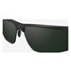 Prosun sunglasses Men's driver driving mirror polarized sports mirror sunglasses PS9012 C19 frame gloss black/lens green film