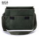 HENG MEI LEI Worsted Canvas Thickened Wear-Resistant Plumbing Tool Kit Multifunctional Repair Electrician Tool Kit Custom Installation Electrician Bag Army Green 40*14*30cm