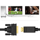 绿联DP转DVI转换线 Displayport转DVI公对公高清转接头 适用电脑接显示器投影仪连接线 2米 10221