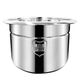 CROVON food grade 304 stainless steel electric stew pot water-proof stew multifunctional household fully automatic intelligent soup cooking porridge pot casserole porridge stew lemon paste electric stew pot large capacity health pot SM model (8L steel bladder + 3.5L stew pot) suitable for 7-8 8L