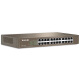 Tenda TEF1024D24 port 100M desktop switch steel shell rack-mounted enterprise engineering network dedicated splitter