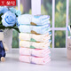 Gold number pure cotton home textile household women's and children's face towel Cartoon kitten children's face towel kindergarten children's towel Wu Nian double-layer gauze soft and water-absorbent 52*28CM blue