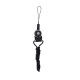 ESCASE [Pack of Two] Mobile Phone Lanyard Apple iPhone6s/se2/8Plus/X/11 Mobile Phone Case Long Neck Rope/Mobile Phone Ornament U Disk Key Badge Lanyard Jazz Black