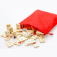 100 chinesische Charaktere Domino Kinder handbetriebene Gehirninformationen Spielzeug 1-2-3-6-Jährige Babys digitaler Alphabetisierung 100 doppelseitige digitale chinesische Charaktere Domino