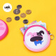 UEK Coin Purse Fashionable Cute Cartoon Small Purse Coin Bag Key Bag for Boys and Girls Little Dinosaur Coin Purse