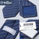 Goldlion Tie Men's Formal Business Versatile Anti-Wrinkle Diagonal Stripe Arrow Type Work Tie Gift Box Sapphire Blue 85K8