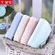 Gold number pure cotton cartoon little rocket children's face wash towel cartoon cut velvet kindergarten face wash towel children's sweat towel soft and water-absorbent 52*27CM 48g green