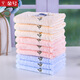 Gold size pure cotton embroidered household small square towel for couples, small face towel for children and ladies, square towel, large square towel, soft, absorbent, thick and durable 33*33CM red