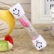Man Senxin Creative children's smiley face brushing teeth for 3 minutes anti-fall hourglass timer quicksand bottle small ornaments office student desktop small decoration holiday birthday gift for children six-sided cover hourglass 20 minutes purple