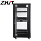 ZHJT机柜27U网络机柜1.4米标准机柜600*600*1400ZT6627 黑色玻璃门 普通款