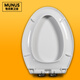MUNUS universal TOTO toilet cover adapted to CW804 805 844 854 864 866 867 870 seat toilet cover Pure PP material with slow down