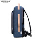 vanwalk backpack men's backpack Korean style casual travel bag computer bag men blue