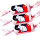 White Rabbit Creative Giant Toffee Candy Original Red Bean Flavor Multi-flavor Toffee Candy Casual Snacks Halloween Gift 2 Pieces [1 Original Flavor + 1 Red Bean]