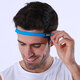 Rimix Elastic Sweat Guide Bandband, fonctionnement de la résistance à la transpiration en silicone et ceinture d'antiperspirant, ceinture guide de sueur réglable, hommes et femmes Sports Riding Equipment, Elastic, élastique et réglable