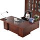Yusong (YUSONG) Beijing Office Furniture Paint Executive Desk Boss Desk Executive Desk Supervisor Desk Manager Desk President's Desk 2.0 meters with wood veneer, main table + deputy table + small cabinet)