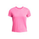 Under Armour's Women's Round Round Casual Color sólido Camiseta de manga corta 1382434 682 PINK M