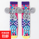 New 3D three-dimensional Internet celebrity popular cartoon fun children's socks foreign trade domestic sales children's socks stupid little elephant 1 pair 4-7 years old - L size