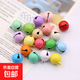 14mm candy-colored small bell Christmas decoration pet necklace keychain plush pendant handmade diy material (15 pieces can be mixed in different colors) 14mm candy