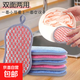 Dishwashing sponge absorbs water, does not stick to oil, double-sided nano magic wipe, household scouring pad, pot cleaning tool, kitchen dishcloth, gray, one pack