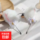 Cute plush cat ears headband cosplay anime cat girl headband fox ears bell performance headdress plush cat ears white