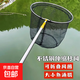 Stainless steel copy net complete set thickened telescopic rod net pocket fish net set anti-hanging fishing net fish folding net fishing gear Reinforced yellow rod + 40 hollow circle + 4mm nano net three-section telescopic 2.5 meters
