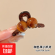 Short hair, embarrassing period, hair clip, transitional period artifact hair accessory, half-tied small gripper, short perm hairpin, clip headgear, coffee-colored round bead small clip, main picture, temperament, half-tied