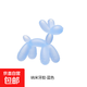 Balloon dog teether baby teething stick anti-eating baby silicone bite glue soothing small toy food grade baby teether - blue 1 pack